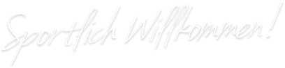Sportlich Willkommen